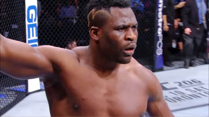 Francis Ngannou Wants Derrick Lewis to 'Shut The F*ck up' & Fight | MMA ...